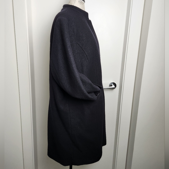 Blue Sky Tailored Wool Overcoat Plus Size - Picture 10 of 16